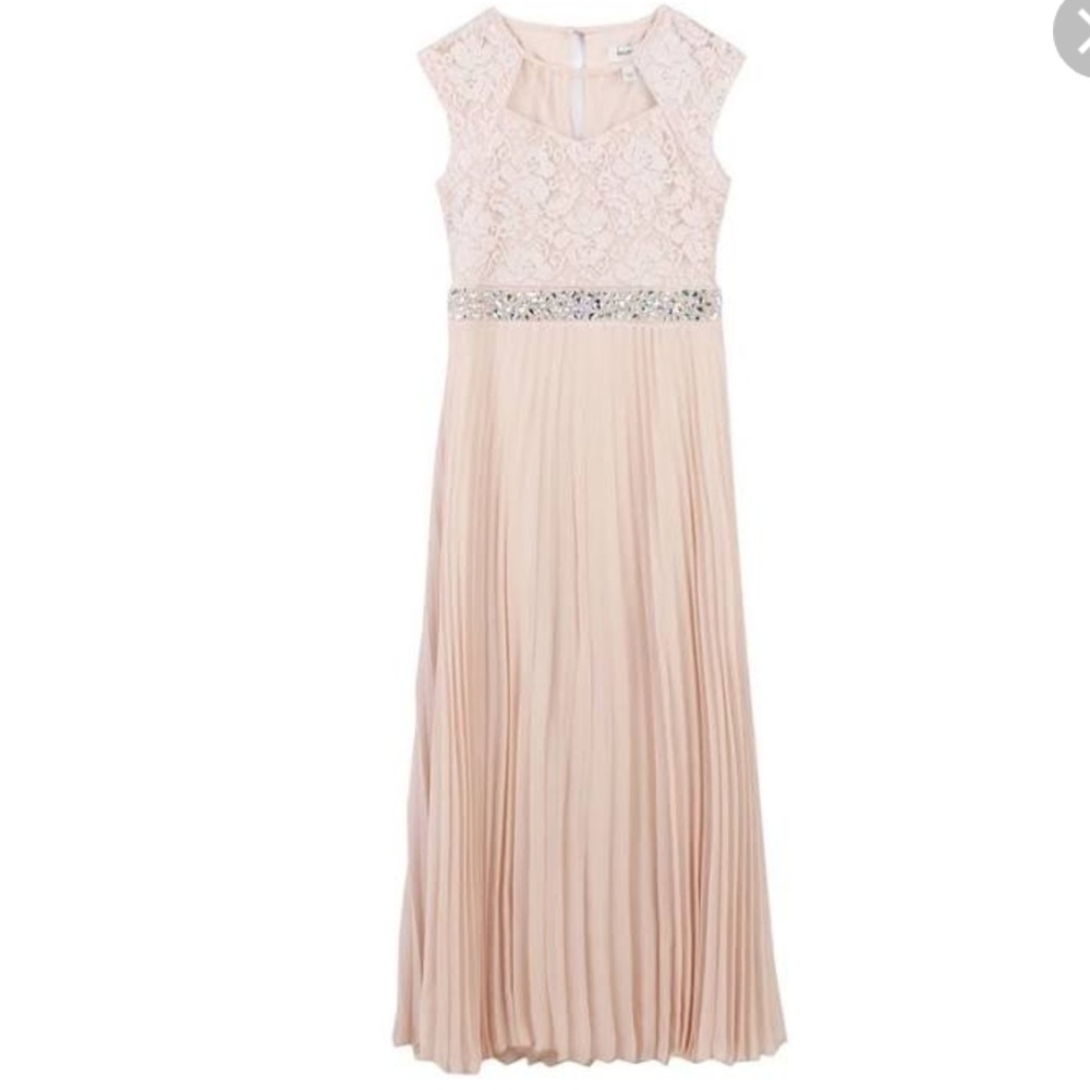 Girls blush dress